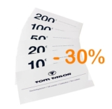 [TOMTAILOR] Gutscheine mit 30% Rabatt! Heute noch einmal Waren-Gutscheine mit satten 30% Rabatt zu kaufen