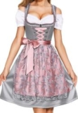 3-teiliges Damen Dirndl midi Trachtenkleid ab 67,99€ (statt 89,99€)