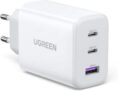 Wieder verfügbar: UGREEN 65W USB-C Ladegerät mit 3-Ports für 17,99€ (statt 27,99€)