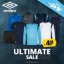 SportSpar: Bis zu 84% im Umbro Ultimate Sale