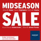 [KARSTADT] Bei Karstadt ist MIDSEASON SALE vom 25.10. – 03.11.2012 angesagt – 10% Extra-Rabatt durch Gutscheincode