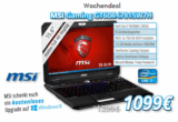 [NOTEBOOK.DE] MSI GT60R-i7815W7H 15,4 Zoll Gaming Notebook mit i7 Prozessor und Full HD Display für nur 1099,- Euro inkl. Versand