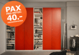 [IKEA] Offline! Mit Ikea Family Karte den PAX Kleiderschrank Korpus für nur 10,- Euro