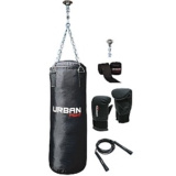 Urban Fight Boxsack Komplett-Set (inkl. Boxsack, Box-Handschuhe, Springseil und Handbandagen) für 59,99€ (statt 79€)