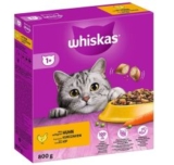 Whiskas Adult 1+ Trockenfutter Huhn 5x 800g im Prime Spar-Abo für nur 11,71€ (statt 14,65€)
