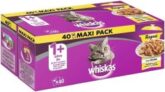 Whiskas 1+ Katzennassfutter Ragout Geflügel in Gelee 40 x 85g für 8,49€ (statt 13,98€) im Spar-Abo