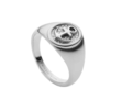Fossil Herren Edelstahl Siegelring für 11,22€ (statt 22€)