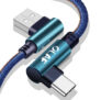 OLAF 5V 2.4A 90 Grad Schnelllade Kabel – USB auf USB C oder Micro USB ab 25 cm ab 0,82 Euro