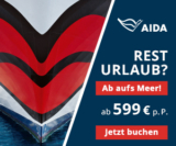 Resturlaub mit AIDA z.B. 7 Tage Kanaren schon ab 599€ p.P.
