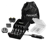 Tecxus Micro (AAA), Mignon (AA) Rundzellen-Ladegerät TC 3000 Travel für nur 9,99 Euro inkl. Versand