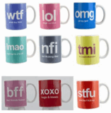 [GADGETWELT.DE] Sprichst du Internet? ROFL, endlich mal Tassen mit TMI und für BFF ab nur 6,62 Euro inkl. Versand