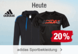 20% Rabatt auf Adidas Sportbekleidung bei Galeria Kaufhof + 10% Newslettergutschein!