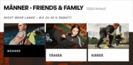 20% Rabattgutschein auf über 5.500 Family & Friends Produkte im Adidas Onlineshop