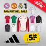 SportSpar: Adidas Fanartikel Sale mit bis zu 80% Rabatt + 15% Extra-Rabatt