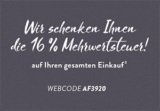 16% Rabatt auf das gesamte Sortiment im Adler Onlineshop