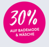 30% Rabatt auf Bademoden und Wäsche im Adler Onlineshop