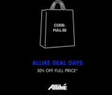 30% auf alles bei Allike!