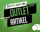 15% Rabatt auf alle Outlet-Artikel im Alternate Onlineshop