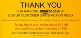 10£ Gutschein bei Amazon UK ab einem Bestellwert von 50£