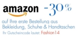 [AMAZON] Auf erste Bestellung aus Bekleidung, Schuhe oder Handtaschen satte 30% Rabatt