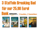[AMAZON] Knaller! 3 Staffeln Breaking Bad [DVD] aus den Staffeln 1-4 auswählen und nur 25,98 Euro zahlen!