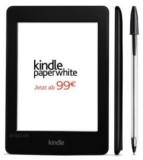 Bis morgen! 20,- Euro Amazon Gutschein geschenkt beim Kauf eines Kindle Paperwhite für 99,- Euro oder Paperwhite 3G nur 159,- Euro inkl. Versand