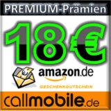 [EBAY] Massive Gutscheinsenkung in wenigen Stunden – schnell sein lohnt sich: Callmobile Clever 9 Simkarte mit 18,- Euro Amazon Gutschein für nur 2,95 Euro und 10 Euro Startguthaben