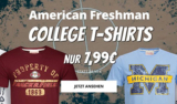 Verschiedene American Freshman Herren T-Shirts für nur je 11,94 Euro inkl. Versand