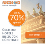 10,- Euro Animod Gutscheincode auf Hotelgutscheine zum Muttertag!