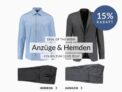 Bis Sonntag! Engelhorn Weekly Deal: -15% Extra-Rabatt auf Anzüge und Hemden