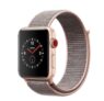 Apple Watch Series 3 LTE 42mm Aluminiumgehäuse Gold mit Sport Loop Sandrosa für 299,- Euro