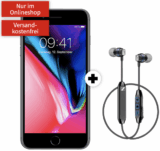 MD Vodafone green LTE (Vodafone) mit 8GB Daten nur 31,99 Euro monatlich + Apple iPhone 8 Plus 256GB mit Sennheiser CX6 für einmalig 49,- Euro