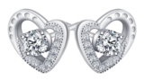 ATMOKO 925 Sterling Silber Damen Ohrstecker in Herzform für nur 7,99 Euro