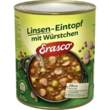 4x 800g Erasco Linsen-Eintopf mit Würstchen für nur 8,96€ (statt 13,16€) – Prime