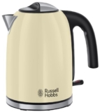 Russell Hobbs Wasserkocher 1,7l 2400W Edelstahl Creme für 24,99€