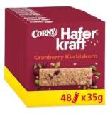 Haferriegel Corny Haferkraft Cranberry-Kürbiskern 48x35g für nur 17,10€ bei Amazon