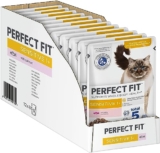 12x85g PERFECT FIT Sensitive Lachs Katzenfutter für 6,49€ – Prime Spar-Abo