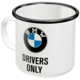 Retro Emaille-Tasse BMW Drivers Only nur 8,45€ bei Amazon