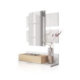 Flurablage mit Spiegel von Habitdesign für 81,92€ bei Amazon