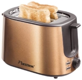 Bestron Toaster 1000W Kupfer-Optik für 19,99€ (Vergleich 26,99€)