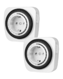 DEWENWILS Mechanische Zeitschaltuhr 2er Pack für 12,53€ bei Amazon