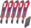 Wieder da: WORKPRO 5er Cuttermesser Set mit 20 Ersatzklingen für 7,99€