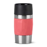 Emsa Travel Mug Compact Edelstahl Thermobecher 0,3L korallenrot für 11,99€ bei Amazon