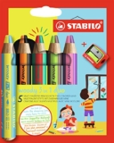 5er Pack STABILO woody 3 in 1 duo Buntstifte mit zweifarbiger Mine für 11,06€ (statt 14,52€) – Prime