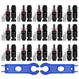 Solarpanel Stecker Set 15 Paare für nur 11,99€ bei Amazon