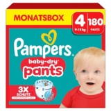 180er Pack Pampers Baby-Dry Pants Größe 4 ab nur 37,69€ (statt 55€) – Prime