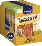 6x 250 g Vitakraft Pure Chicken XXL Filets Hundeleckerli für 26,94€ (statt 33€) – Prime