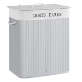 SONGMICS Wäschekorb 2 Fächer 100L für 16,05€ bei Amazon