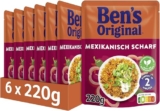 6x 220g BEN’S ORIGINAL Express Reis Mexikanisch Scharf nur 7,74€ (statt 13,74€) – Prime