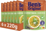 6x 220 g BEN’S ORIGINAL Express Reis Curry nur 7,74€ – Prime